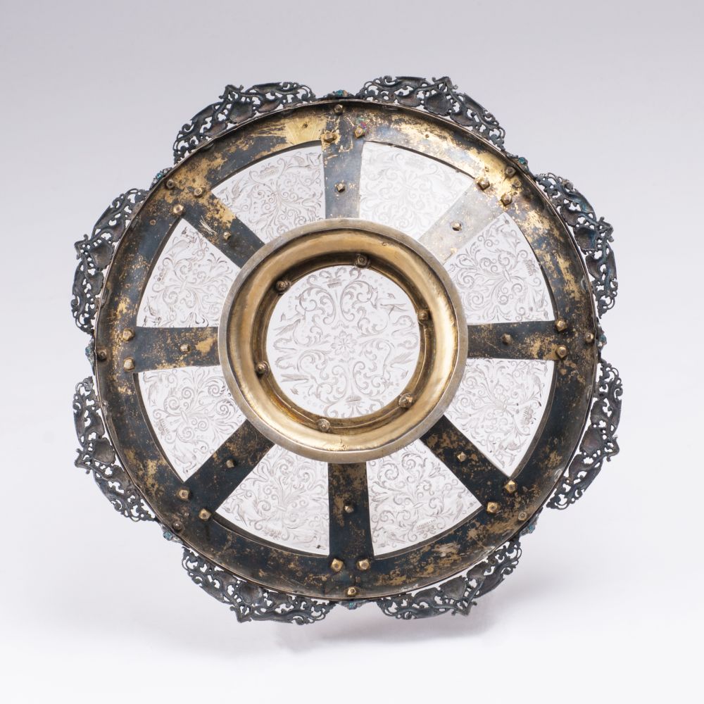 A Magnificent Viennese Neo-Renaissance Rock Crystal Plate - image 2