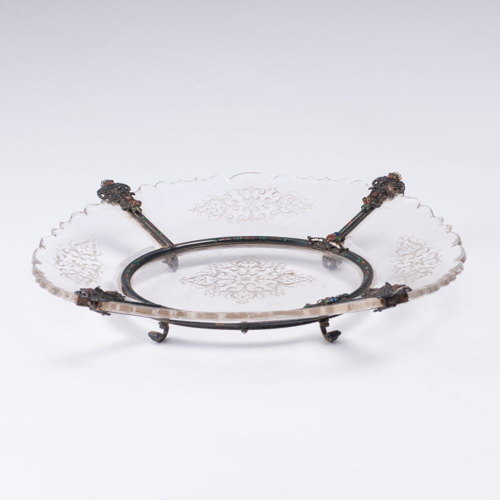 Viennese Neo-Renaissance Rock Crystal Bowl - image 2