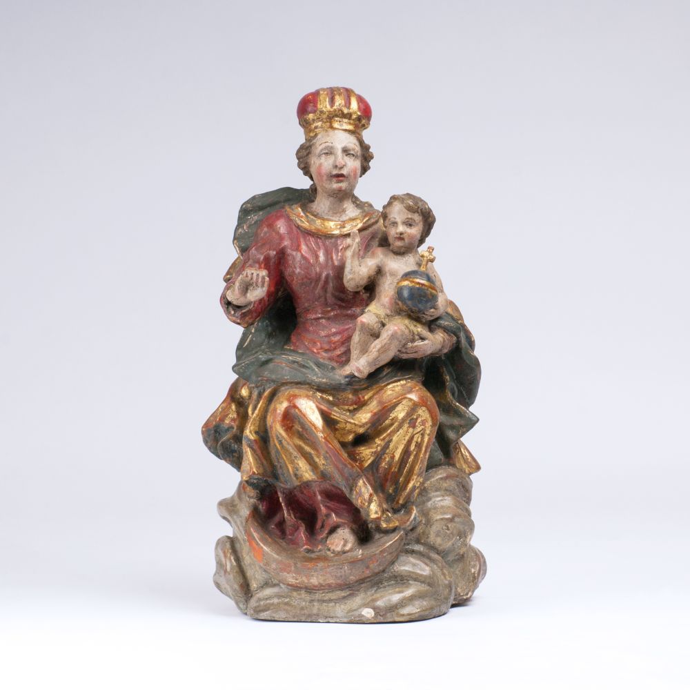 Barockskulptur 'Madonna mit Kind'