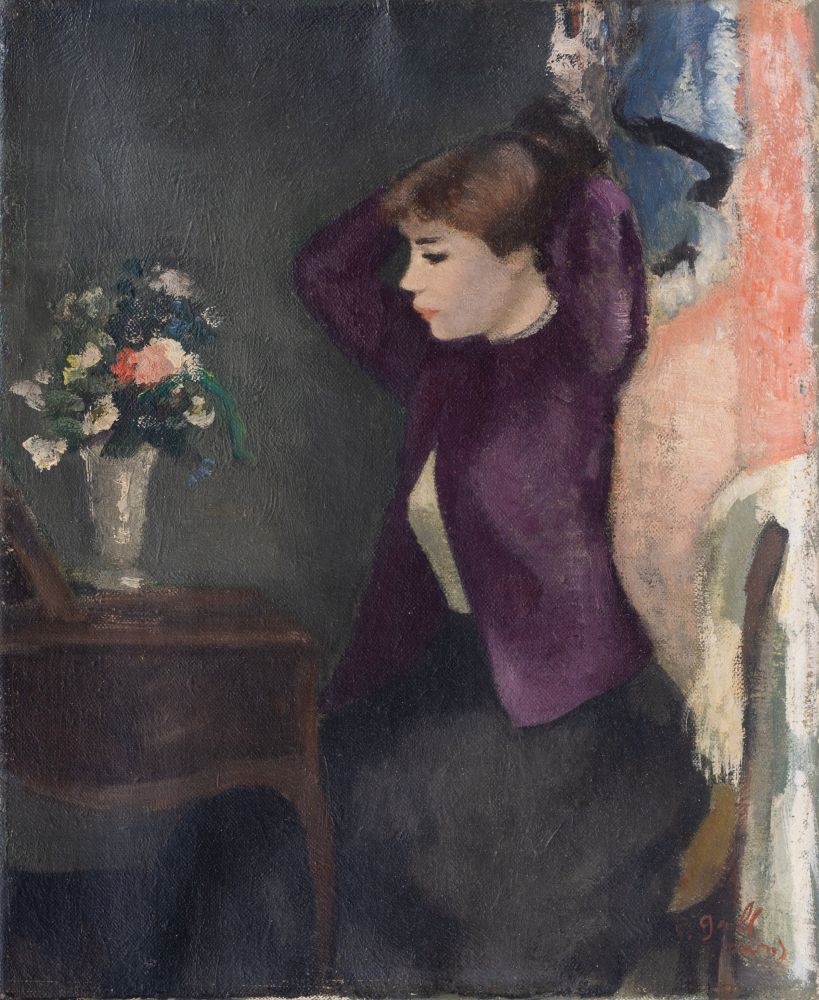 Francois Gall - Dame am Frisiertisch Dame am Frisiertisch