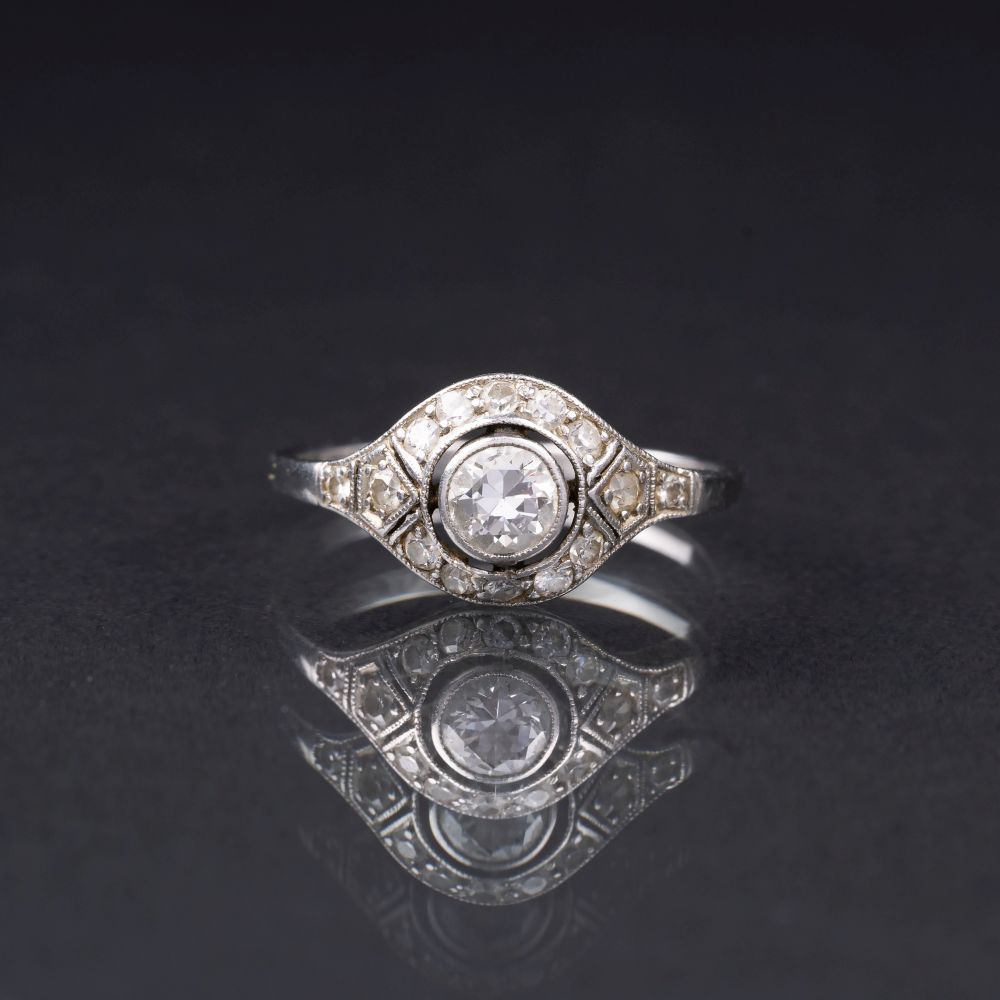 Art-déco Diamant-Ring Art-déco Diamant-Ring