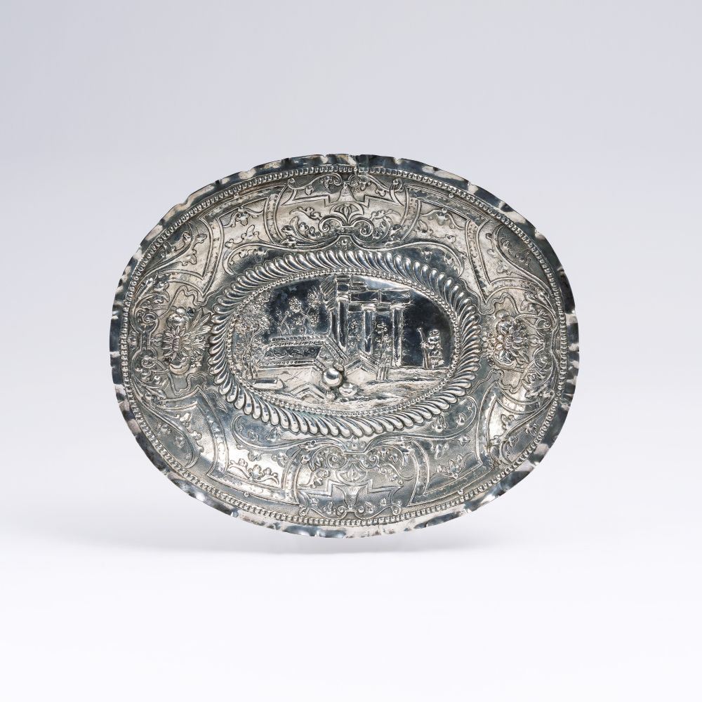 A Silver Relief Plate
