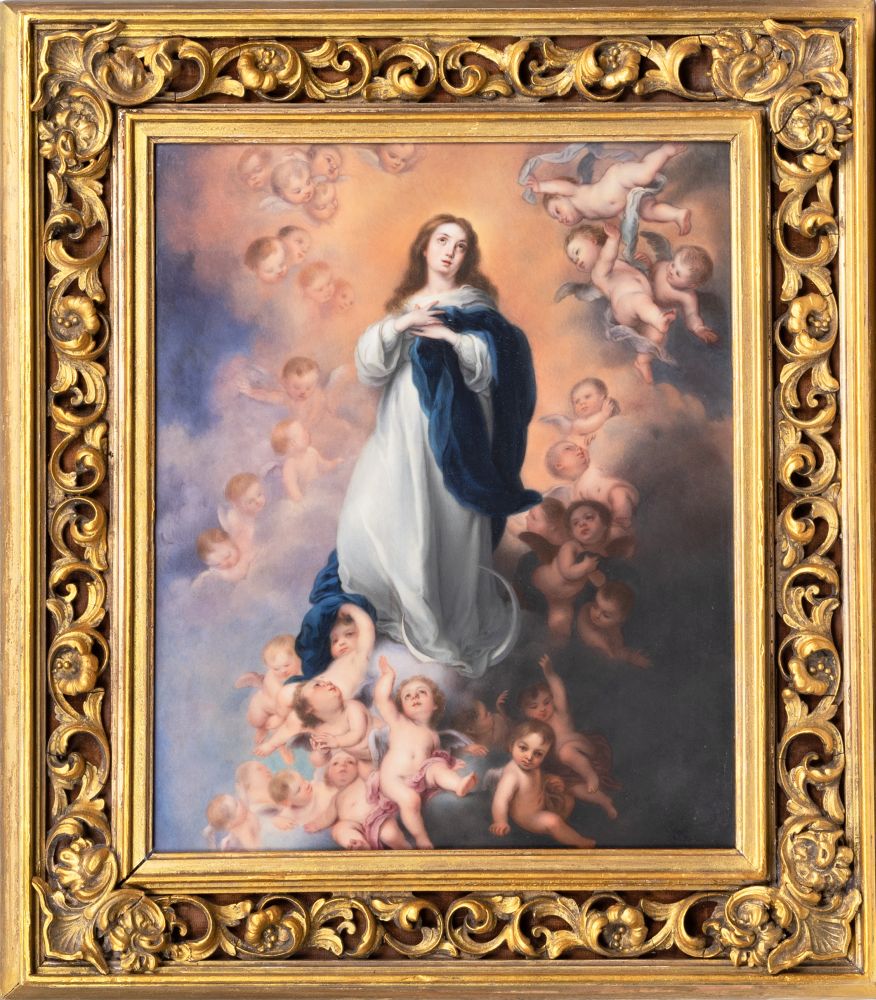 A Porcelain Plaque 'The Immaculate Conception' after Murillo - image 2