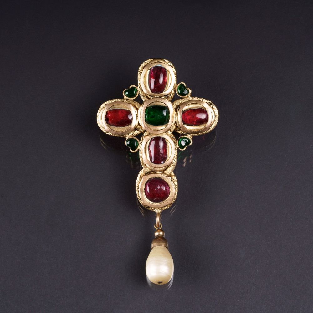 Chanel: A Cross-Brooch 'Byzantine Style