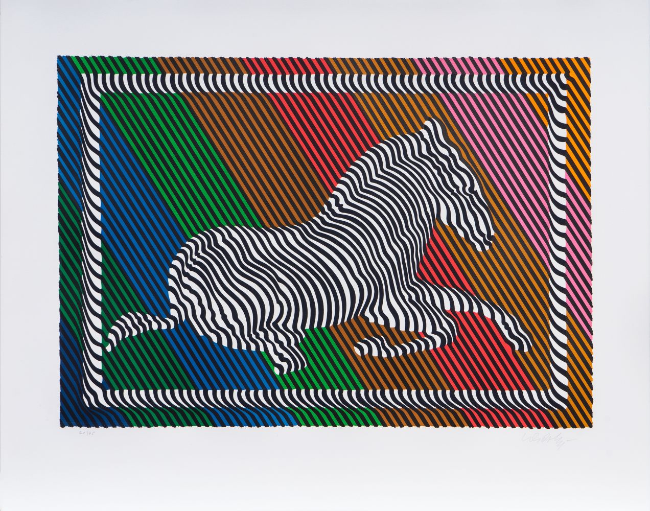 Victor Vasarely - Zebra III Zebra III