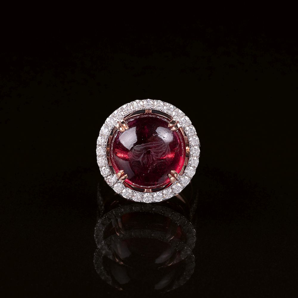 Rubelith-Brillant-Ring Rubelith-Brillant-Ring