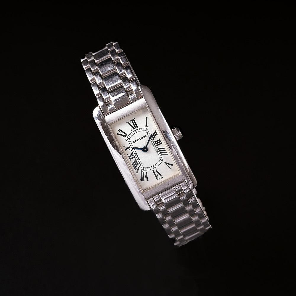 Cartier - Damen-Armbanduhr 'Tank Américaine' Damen-Armbanduhr 'Tank Américaine'