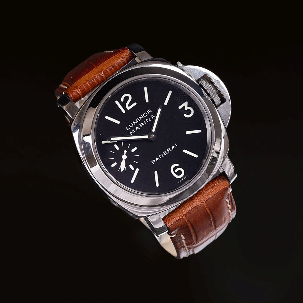 Officine Panerai, Florenz, gegr. 1860 - Herren-Armbanduhr 'Luminor Marina' Herren-Armbanduhr 'Luminor Marina'