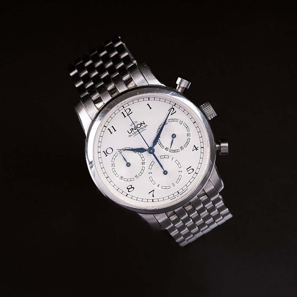 Union Glashütte SA., gegr. 1893 als Uhrenfabrik Union Glashütte - Herren-Armbanduhr Edition Julius Bergter Herren-Armbanduhr Edition Julius Bergter