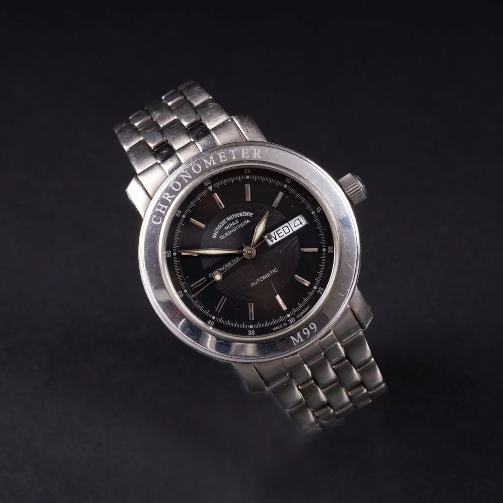 Nautische Instrumente Mühle Glashütte SA., gegr.1869 - Herren-Armbanduhr Chronometer Herren-Armbanduhr Chronometer