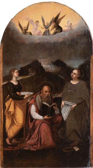 Saints Jerome, Lucia and Cecily