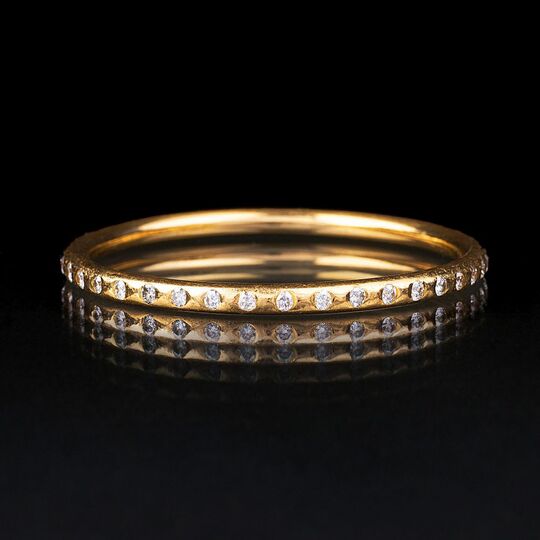 A Diamond Bangle Bracelet