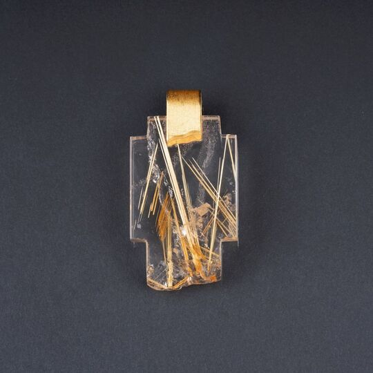 A modern Rutiquartz Pendant