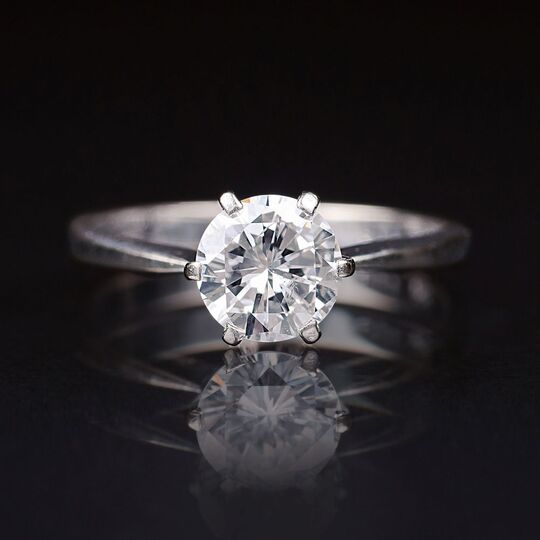 A Solitaire Diamond Ring