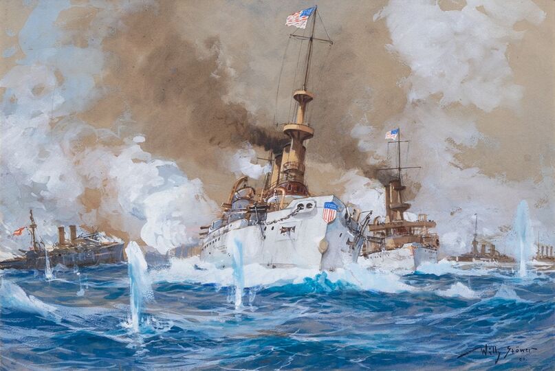 Seeschlacht im Spanisch-Amerikanischen Krieg