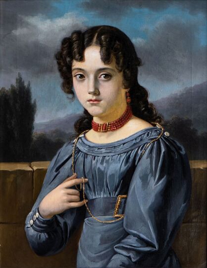 Portrait of a Lady in Blue