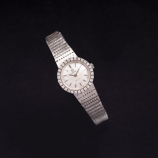 A Lady's Wristwatch 'De Ville' with Diamonds