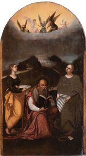Vincenzo degli Azani - Die Heiligen Hieronymus, Lucia und Cäcilia Die Heiligen Hieronymus, Lucia und Cäcilia