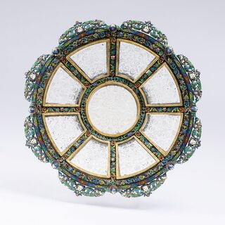 A Magnificent Viennese Neo-Renaissance Rock Crystal Plate