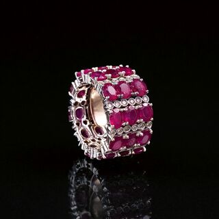 A Ruby Diamond Ring