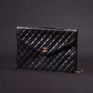 A Chanel Portfolio Single Flap Bag