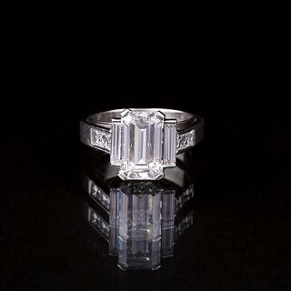 A Highcarat Solitaire Diamond Ring