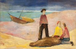 Persons on the Beach - image 1