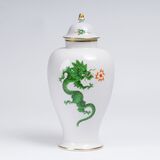Deckelvase 'Grüner Drache' - Bild 2