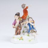 A Figure Group 'Cupids playing music' - image 4
