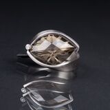 Rauchquarz-Ring - Bild 2