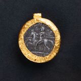 A Gold Pendant with Roman Coin 'Julia Mamaea' - image 2