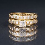 Zwei Diamant-Ringe - Bild 1