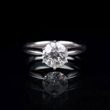 A Solitaire Diamond Ring - image 1