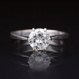 A Solitaire Diamond Ring - image 1