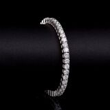 A Rare White Diamond Bracelet - image 2