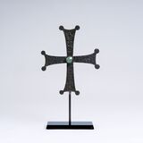 Byzantinisches Prozessionskreuz mit biblischen Szenen - Bild 1