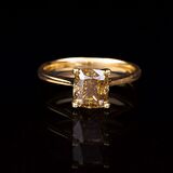 Fancy-Diamant Ring - Bild 1