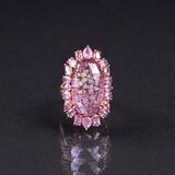 Amethyst Pink-Saphir-Ring - Bild 1