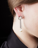 Paar Perlen-Brillant-Ohrhänger - Bild 2