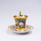 A Cup and Saucer with Cat Genre