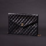 A Chanel Portfolio Single Flap Bag