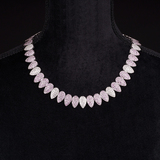 Farbfeines Diamant-Collier mit Pink-Saphiren - Bild 2