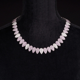 A colour fine Diamond Necklace with Pink Sapphires - image 2