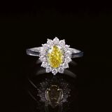 Vivid Fancy-Diamant-Ring - Bild 1