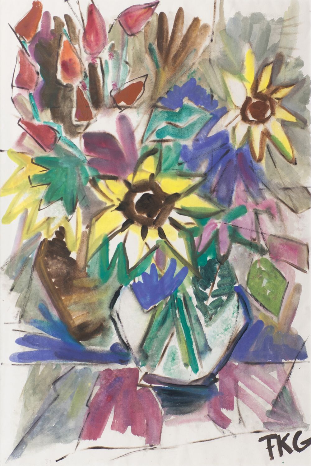 Friedrich Karl Gotsch - Blumenstrauß Blumenstrauß