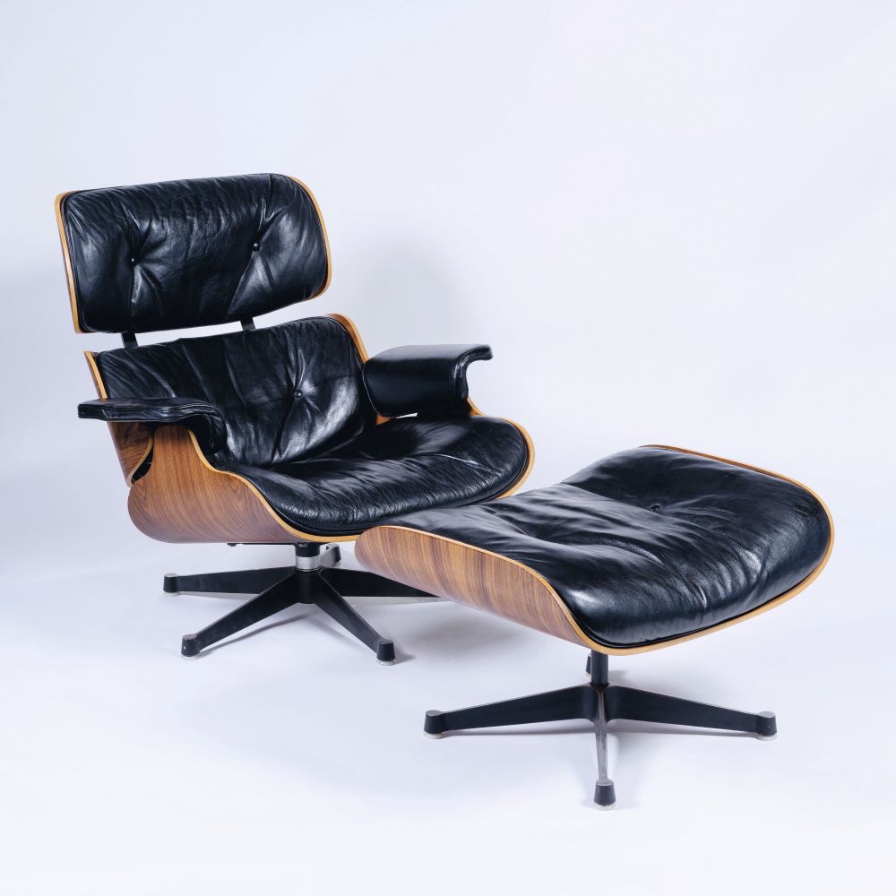 A Lounge Chair with Ottoman - image 2