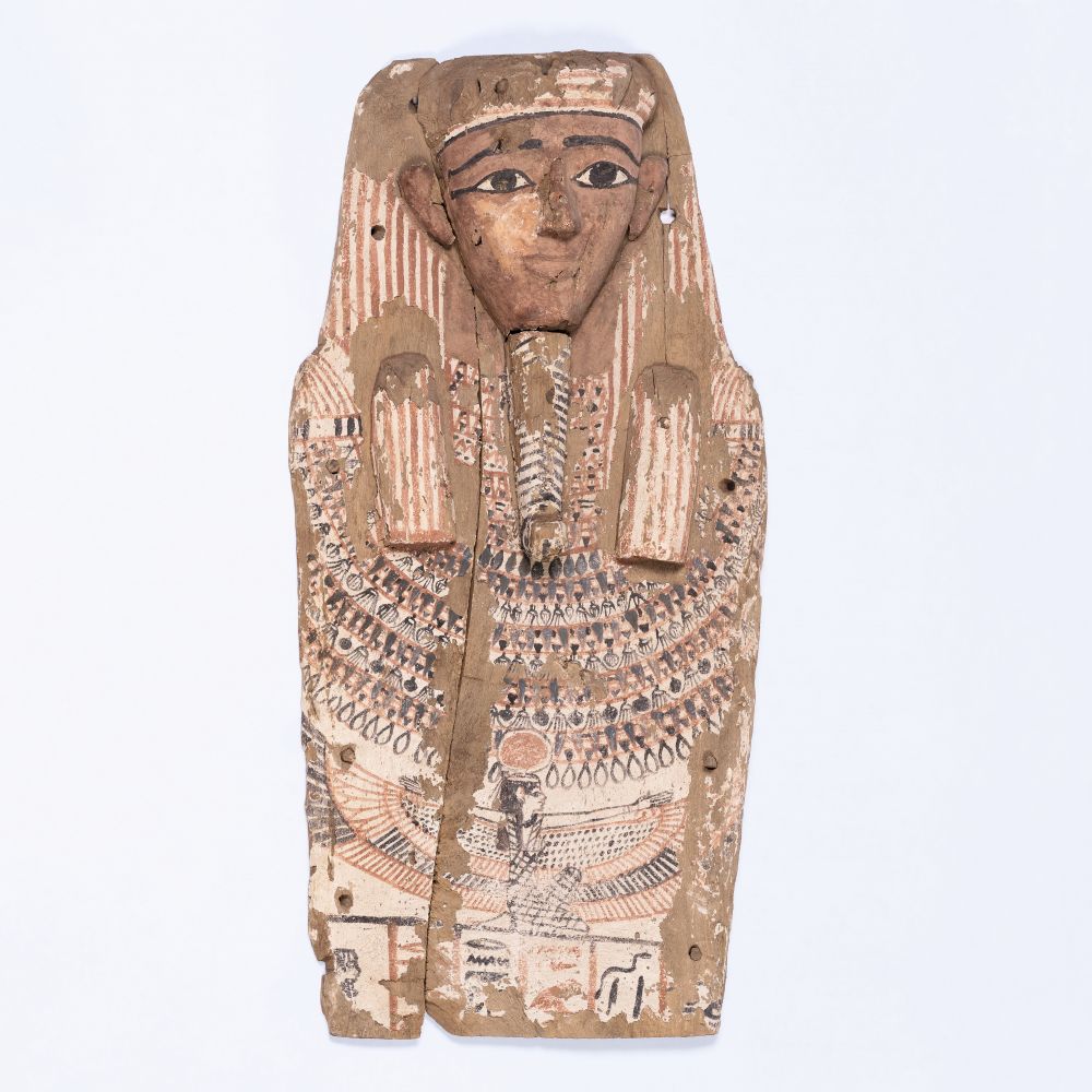 Oberteil eines ägyptischen Sarkophagdeckels