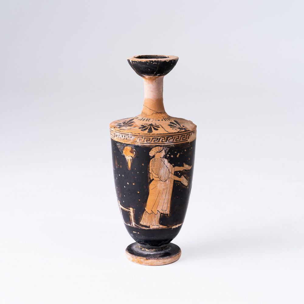 An Attic Red-figured Lekythos An Attic Red-figured Lekythos