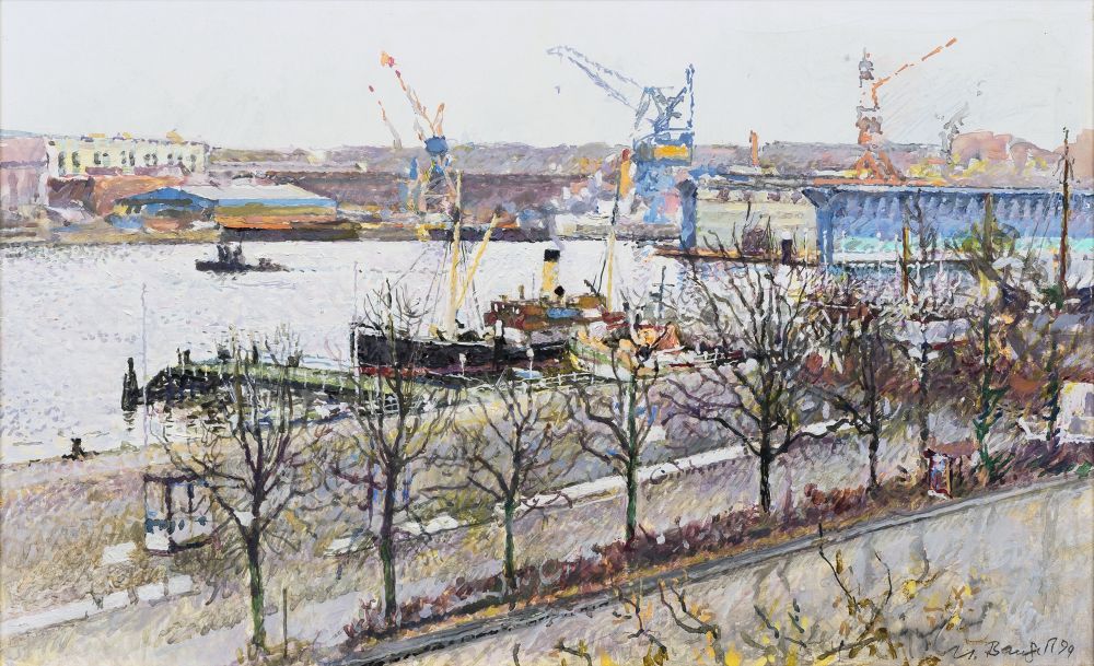 Uwe Bangert - Steamship Stella in the Port of Kiel Steamship Stella in the Port of Kiel