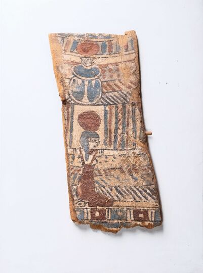 Fragment eines ägyptischen Sarkophagdeckels